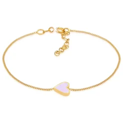 Elli "Armband Herz | Emaille< Symbol-schmuck|Herz-schmuck