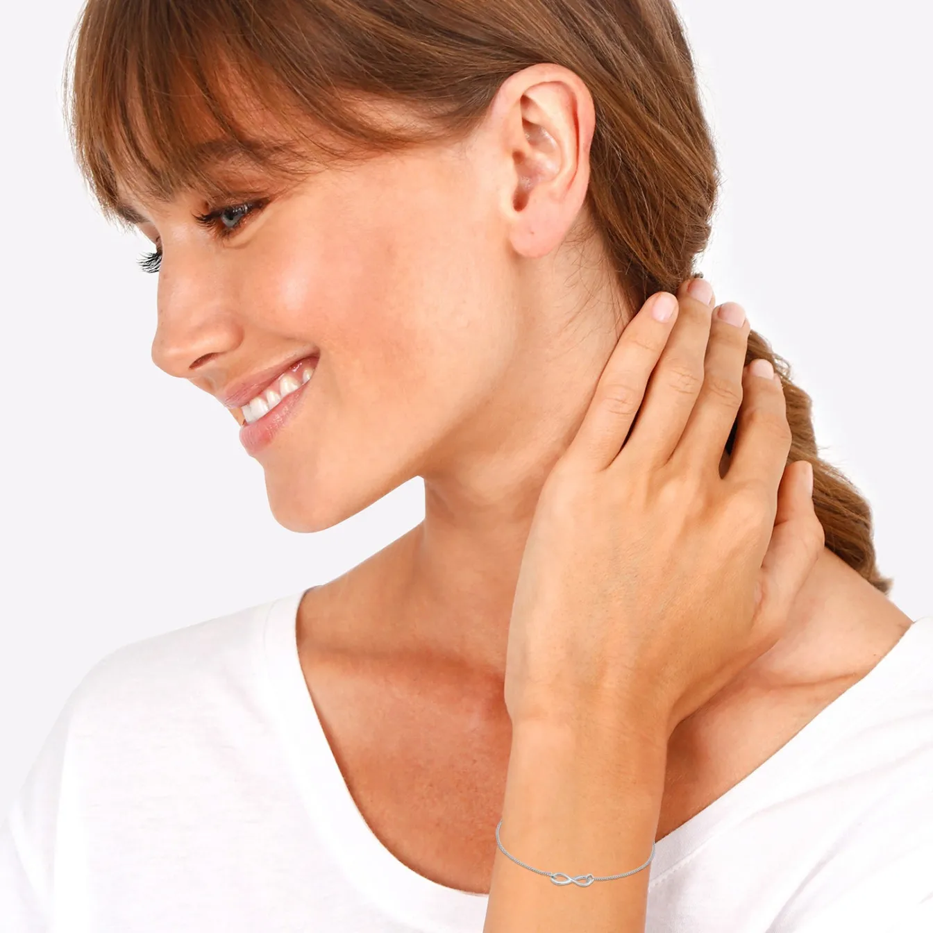 Elli "Armband Infinity< Roségold|Symbol-schmuck