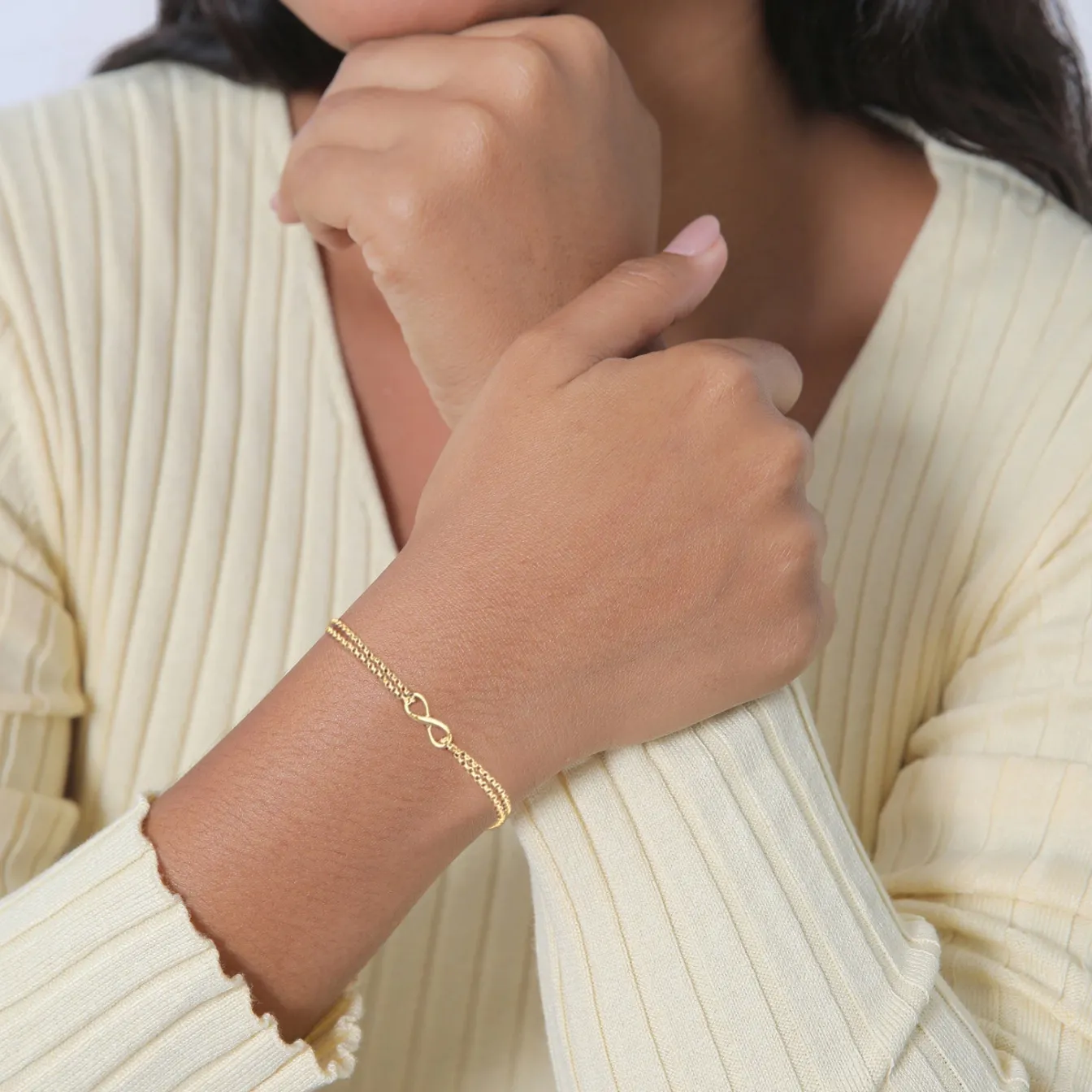 Elli "Armband Infinity< Roségold|Symbol-schmuck