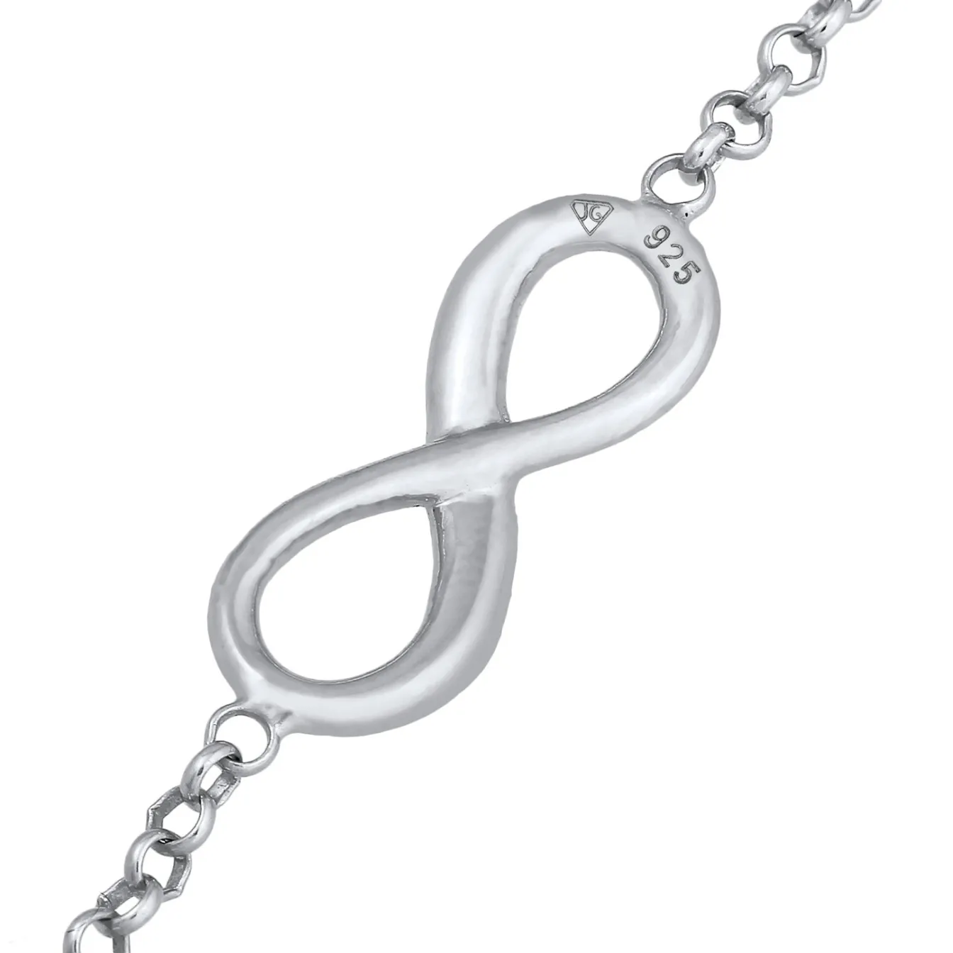 Elli "Armband Infinity | Mondstein (Weiß)< Symbol-schmuck|Herz-schmuck