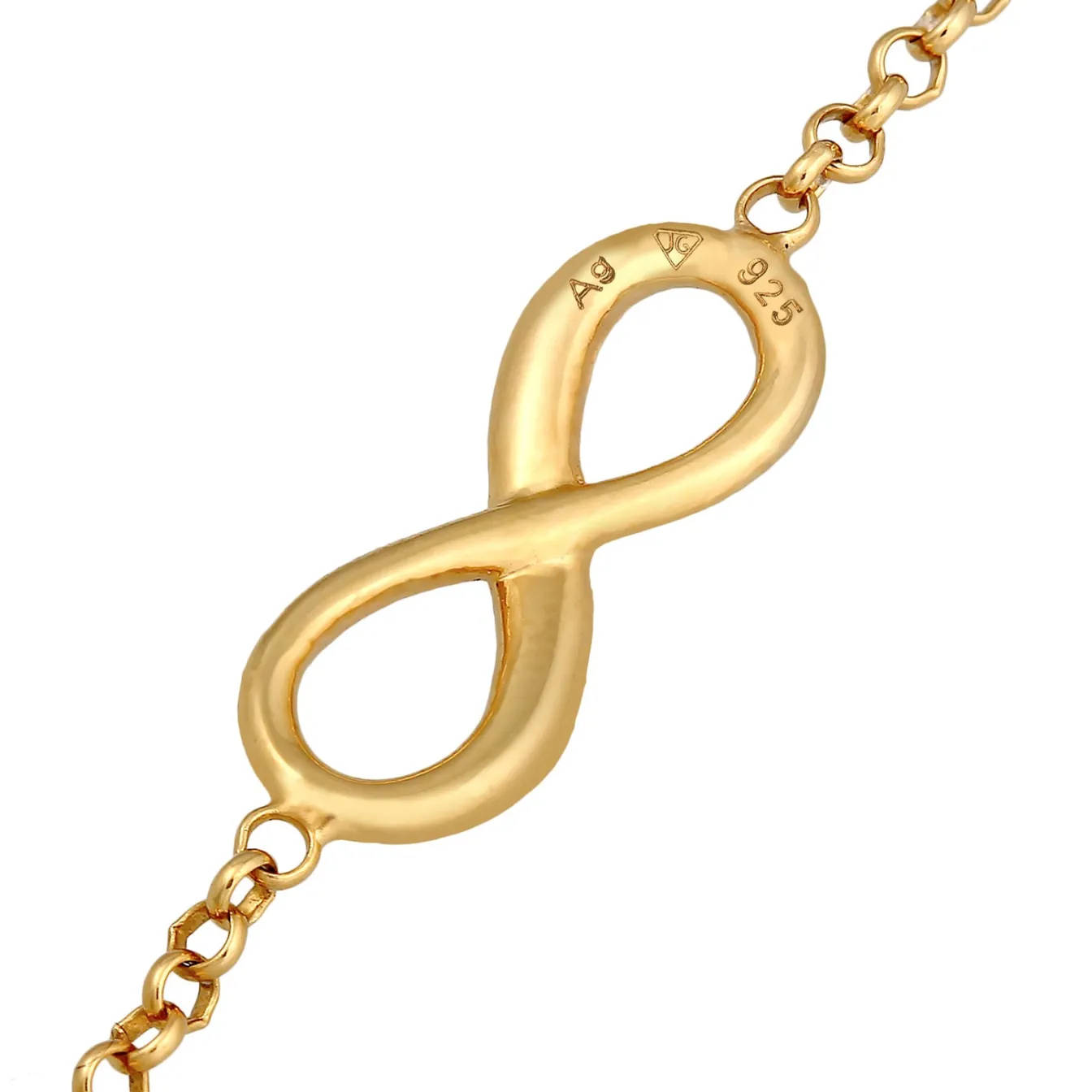 Elli "Armband Infinity | Mondstein (Weiß)< Symbol-schmuck|Herz-schmuck