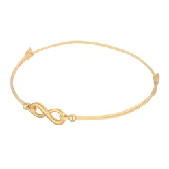 Elli "Armband Infinity | Nylon< Vergoldet|Symbol-schmuck