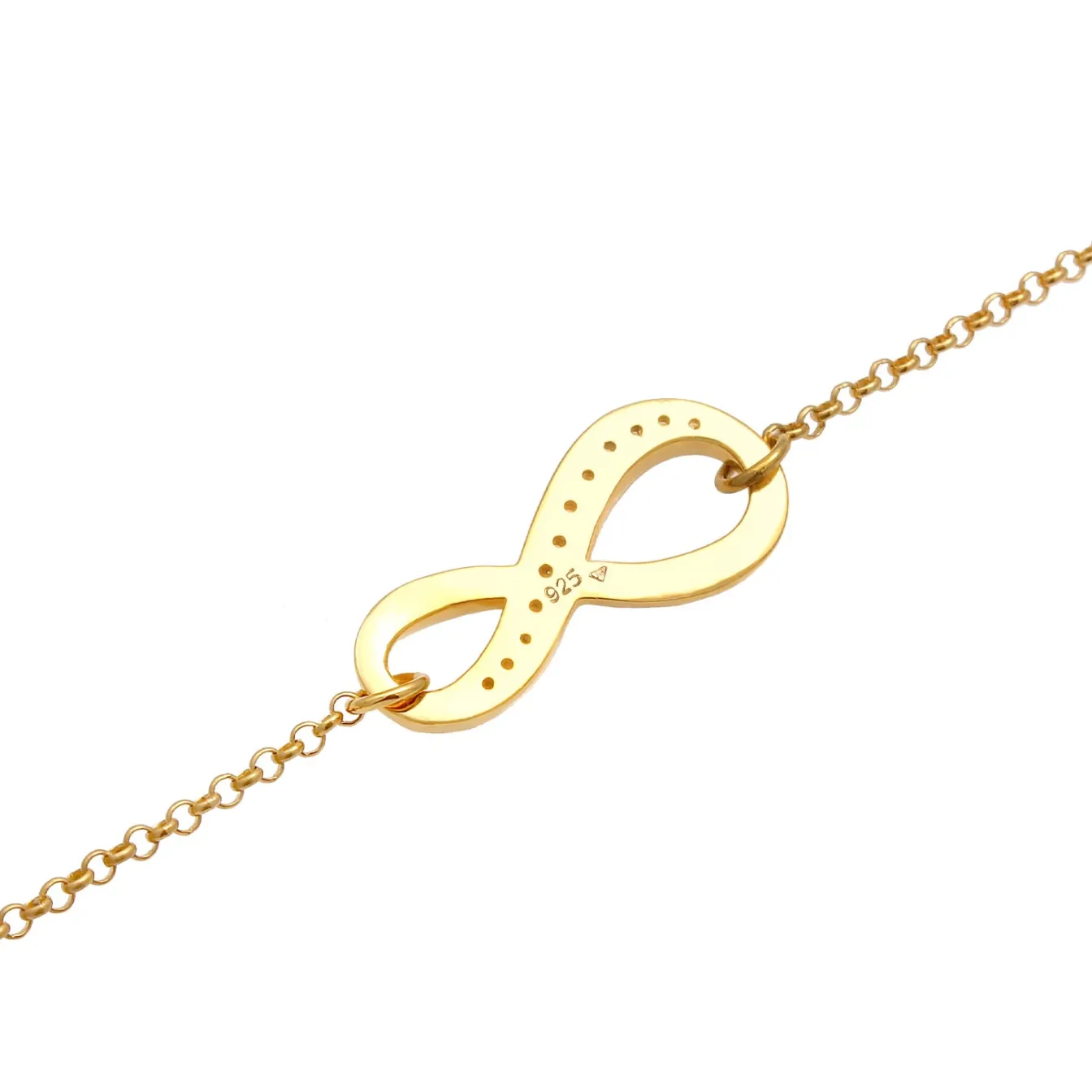 Elli "Armband Infinity | Zirkonia ( Weiß )< Roségold|Symbol-schmuck