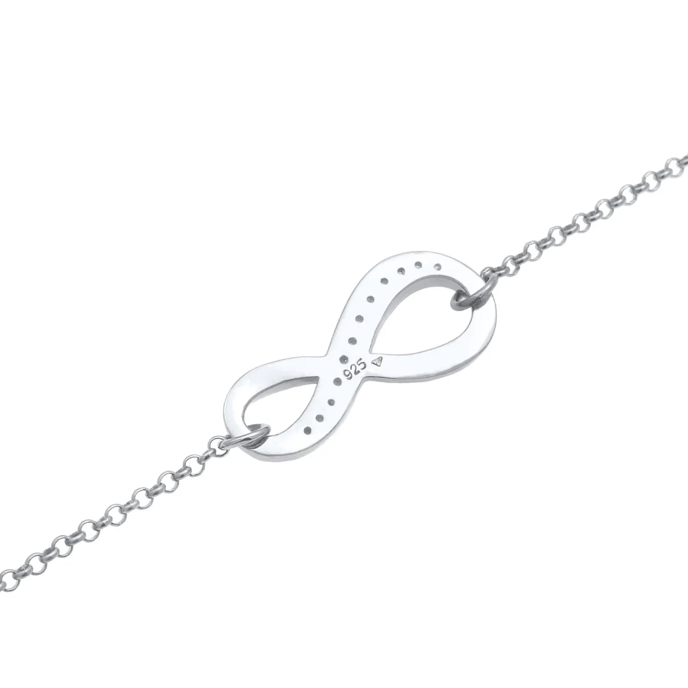 Elli "Armband Infinity | Zirkonia ( Weiß )< Roségold|Symbol-schmuck