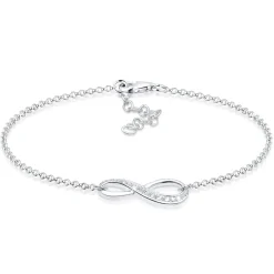 Elli "Armband Infinity | Zirkonia ( Weiß )< Roségold|Symbol-schmuck