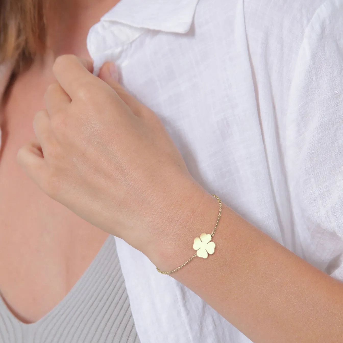 Elli "Armband Kleeblatt< Symbol-schmuck|Armbänder