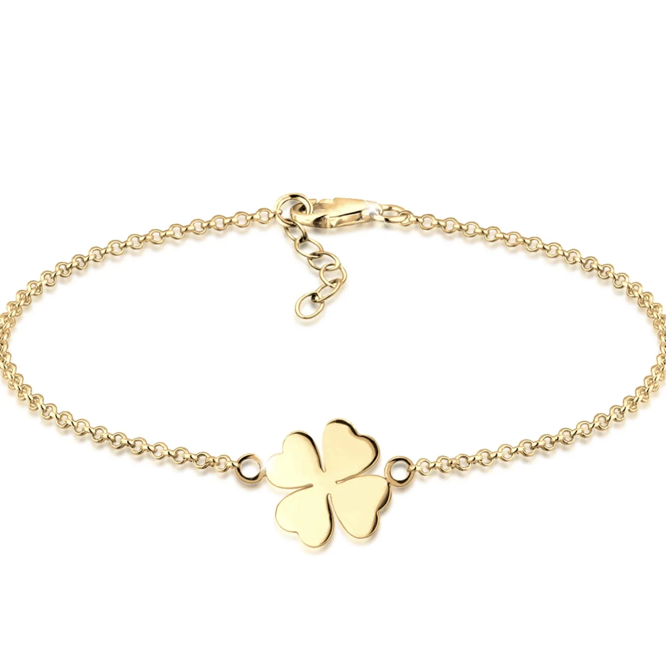 Elli "Armband Kleeblatt< Roségold|Symbol-schmuck