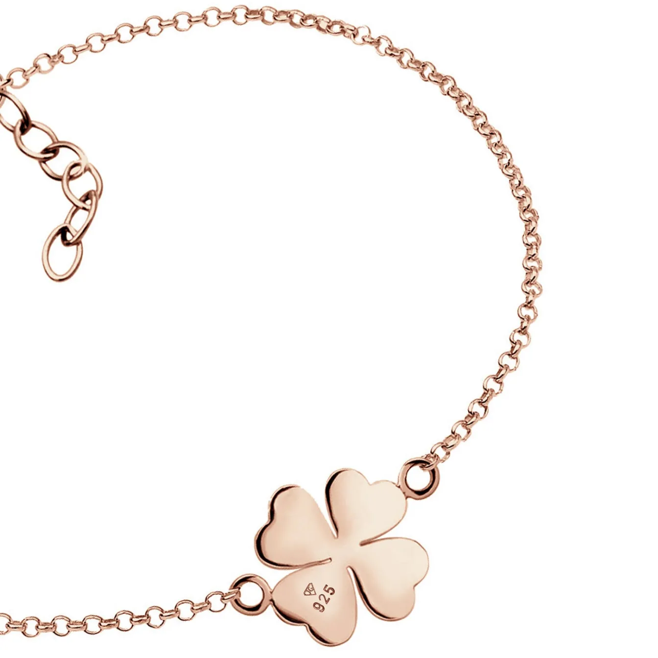 Elli "Armband Kleeblatt< Roségold|Symbol-schmuck