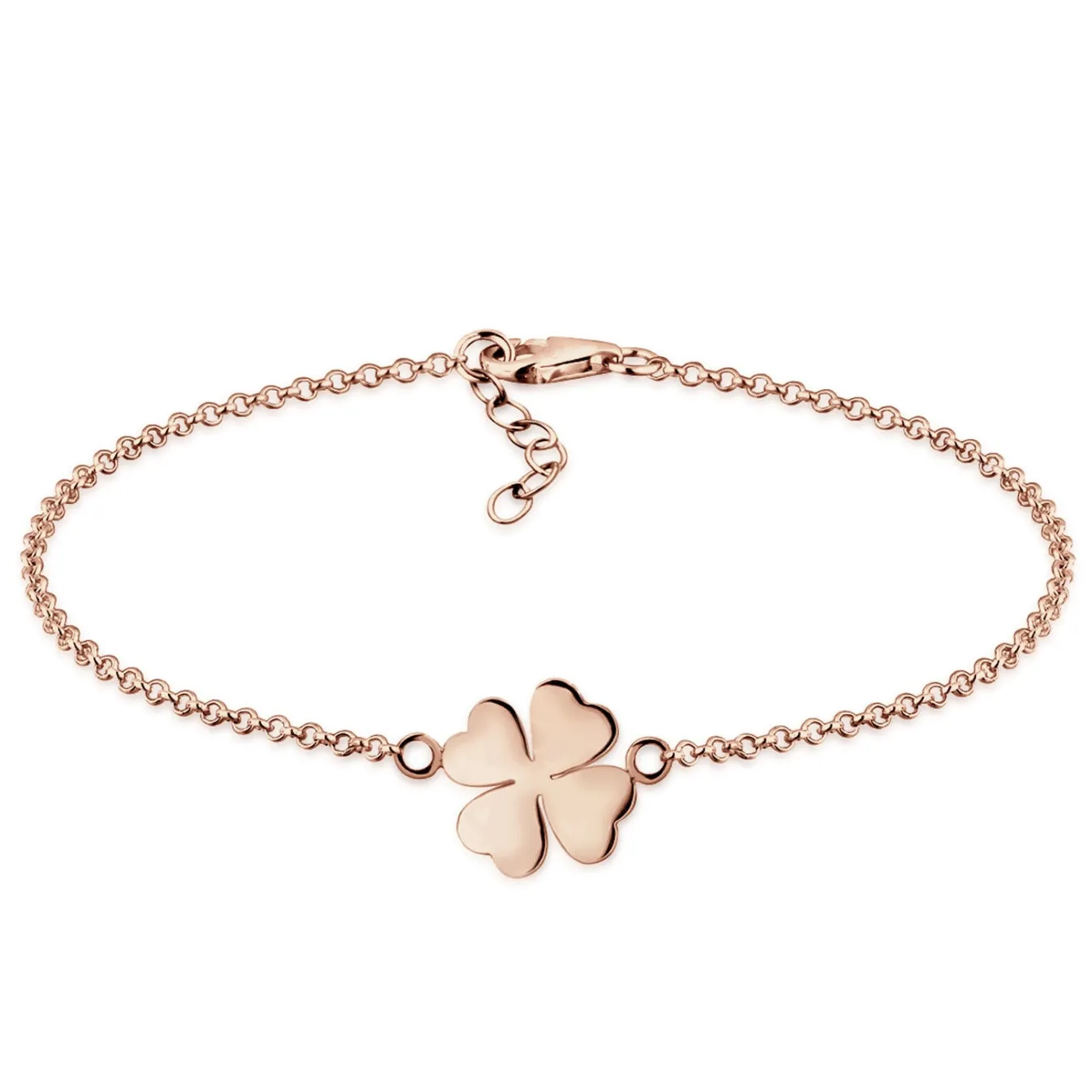 Elli "Armband Kleeblatt< Roségold|Symbol-schmuck