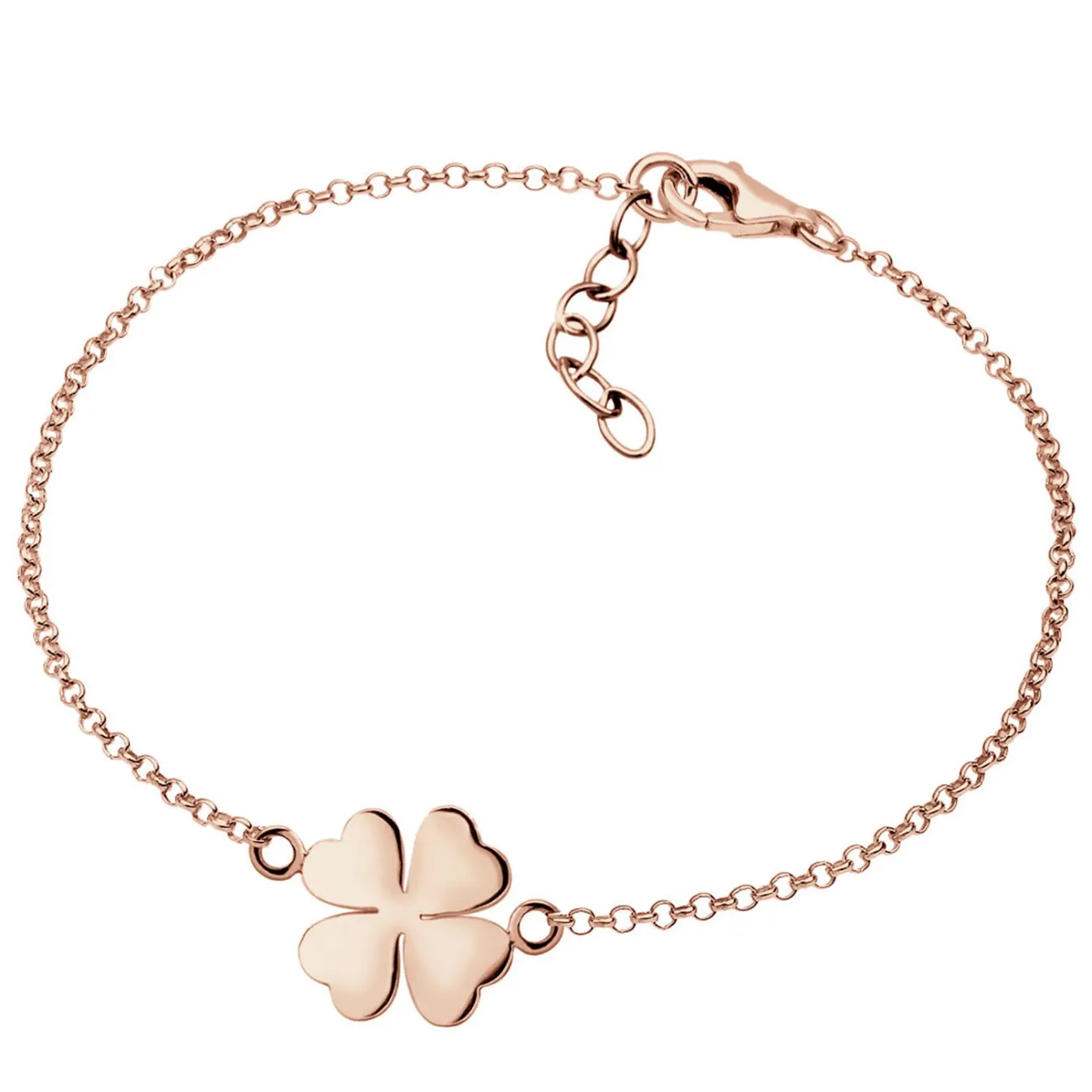 Elli "Armband Kleeblatt< Roségold|Symbol-schmuck