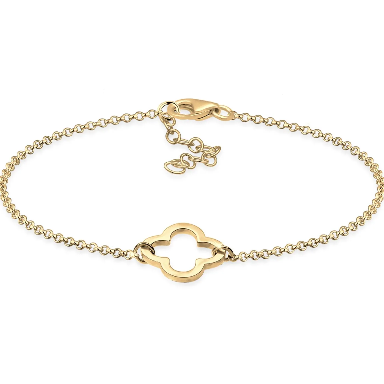 Elli "Armband Kleeblatt< Roségold|Symbol-schmuck