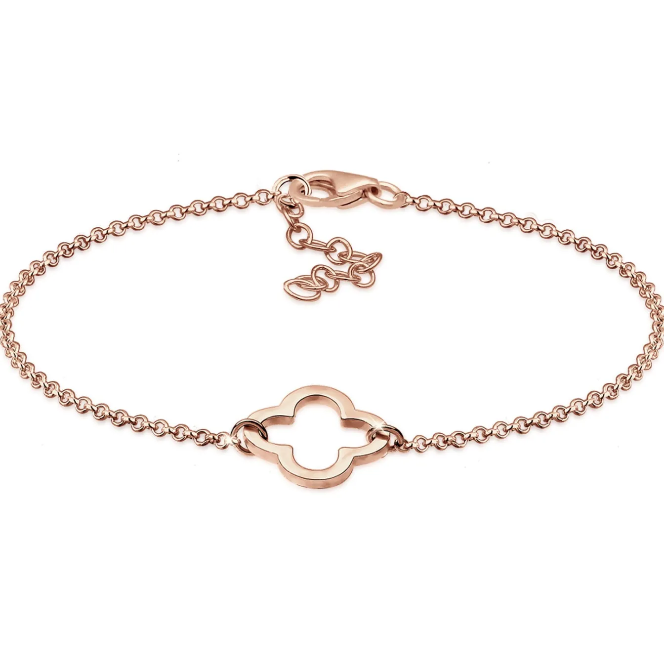 Elli "Armband Kleeblatt< Roségold|Symbol-schmuck
