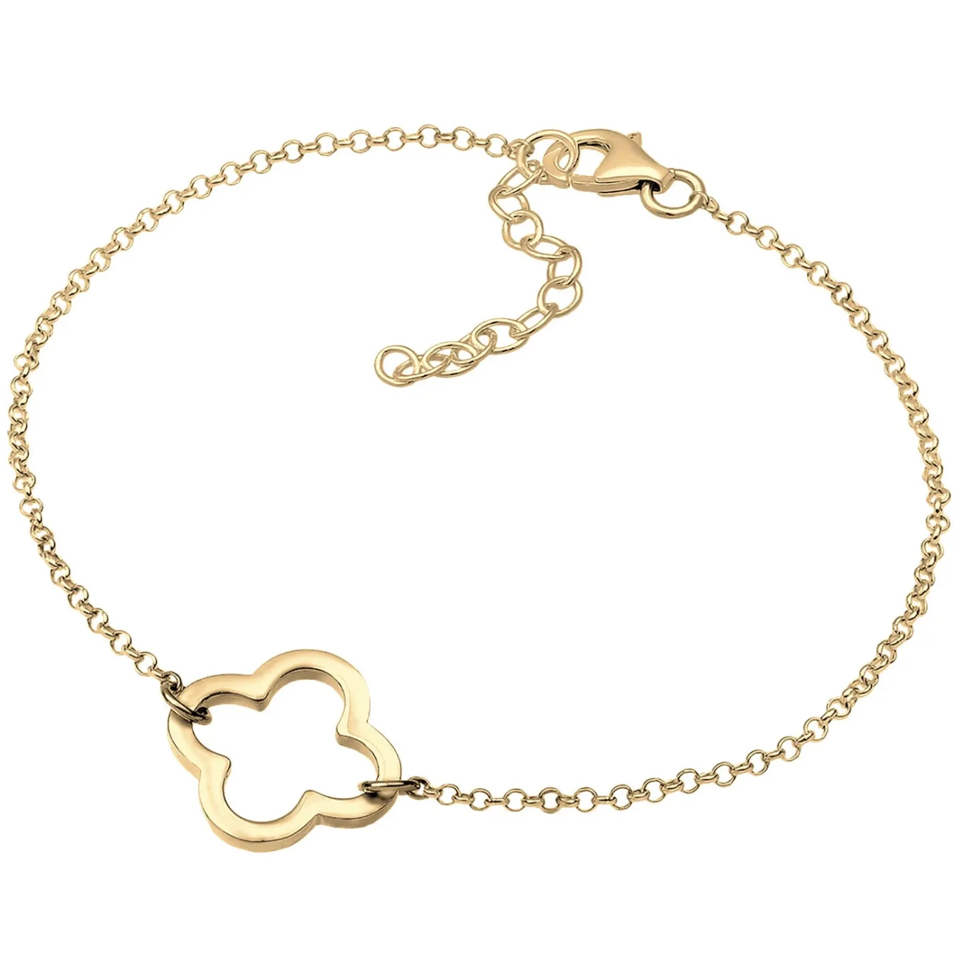 Elli "Armband Kleeblatt< Roségold|Symbol-schmuck