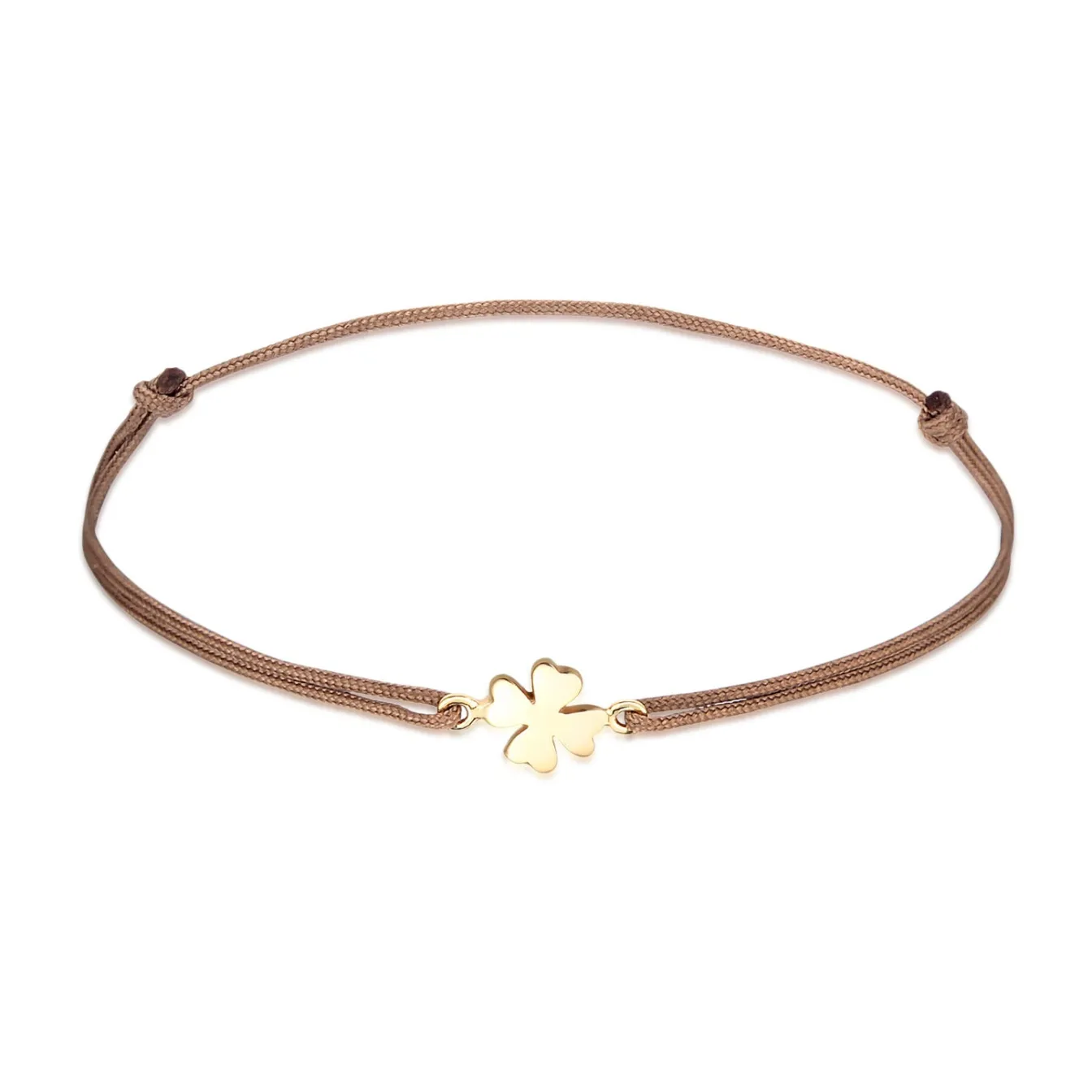 Elli "Armband Kleeblatt | Nylon< Symbol-schmuck|Armbänder
