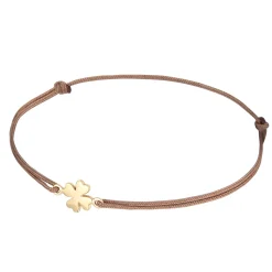 Elli "Armband Kleeblatt | Nylon< Symbol-schmuck|Armbänder