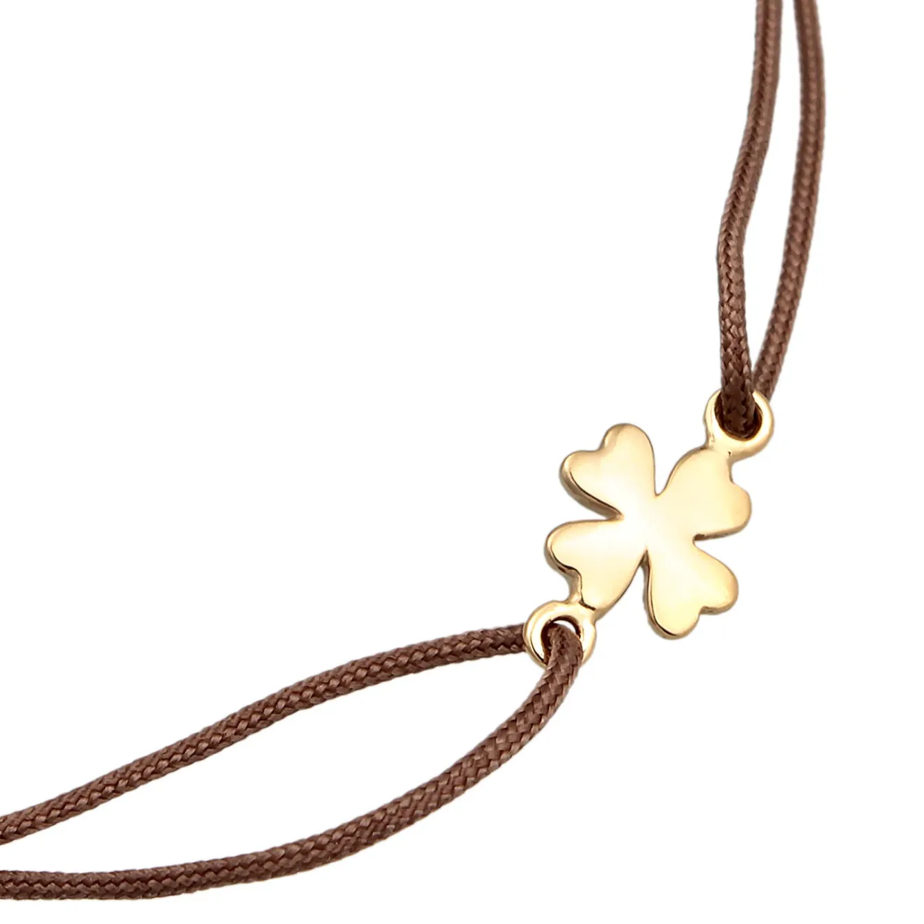 Elli "Armband Kleeblatt | Nylon< Symbol-schmuck|Armbänder