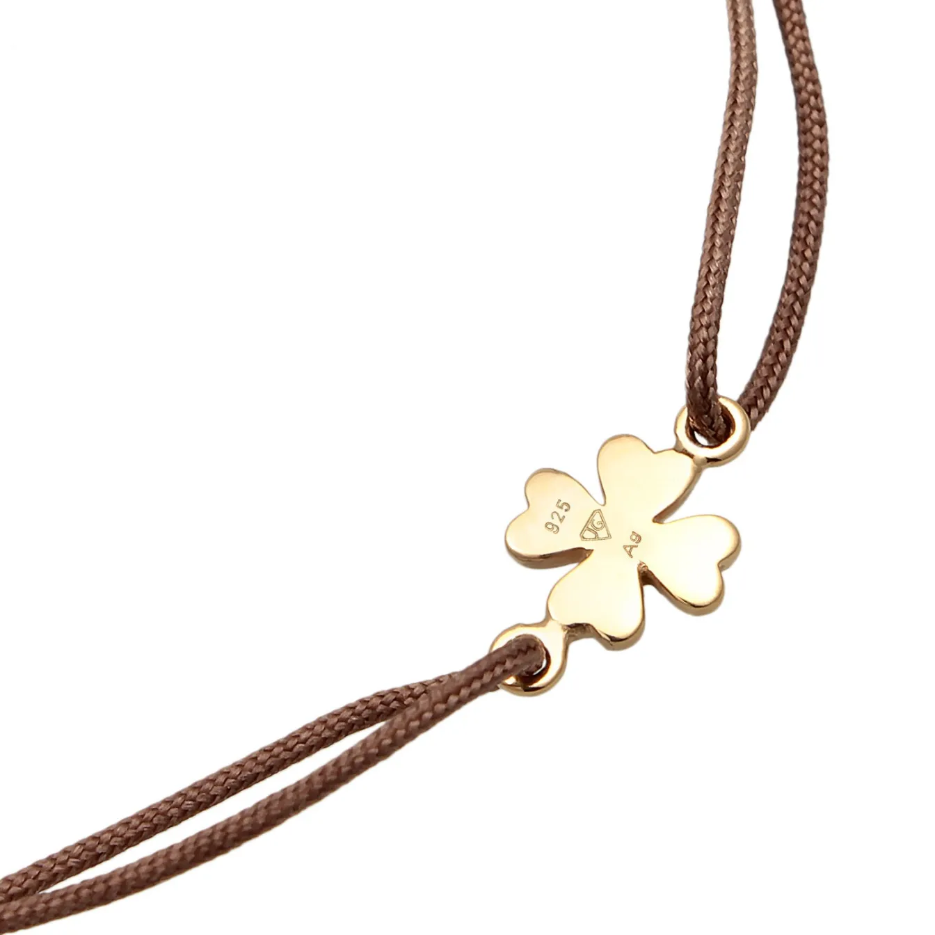Elli "Armband Kleeblatt | Nylon< Symbol-schmuck|Armbänder