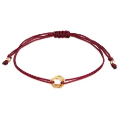 Elli "Armband Kreis | Nylon (Grau)< Armbänder