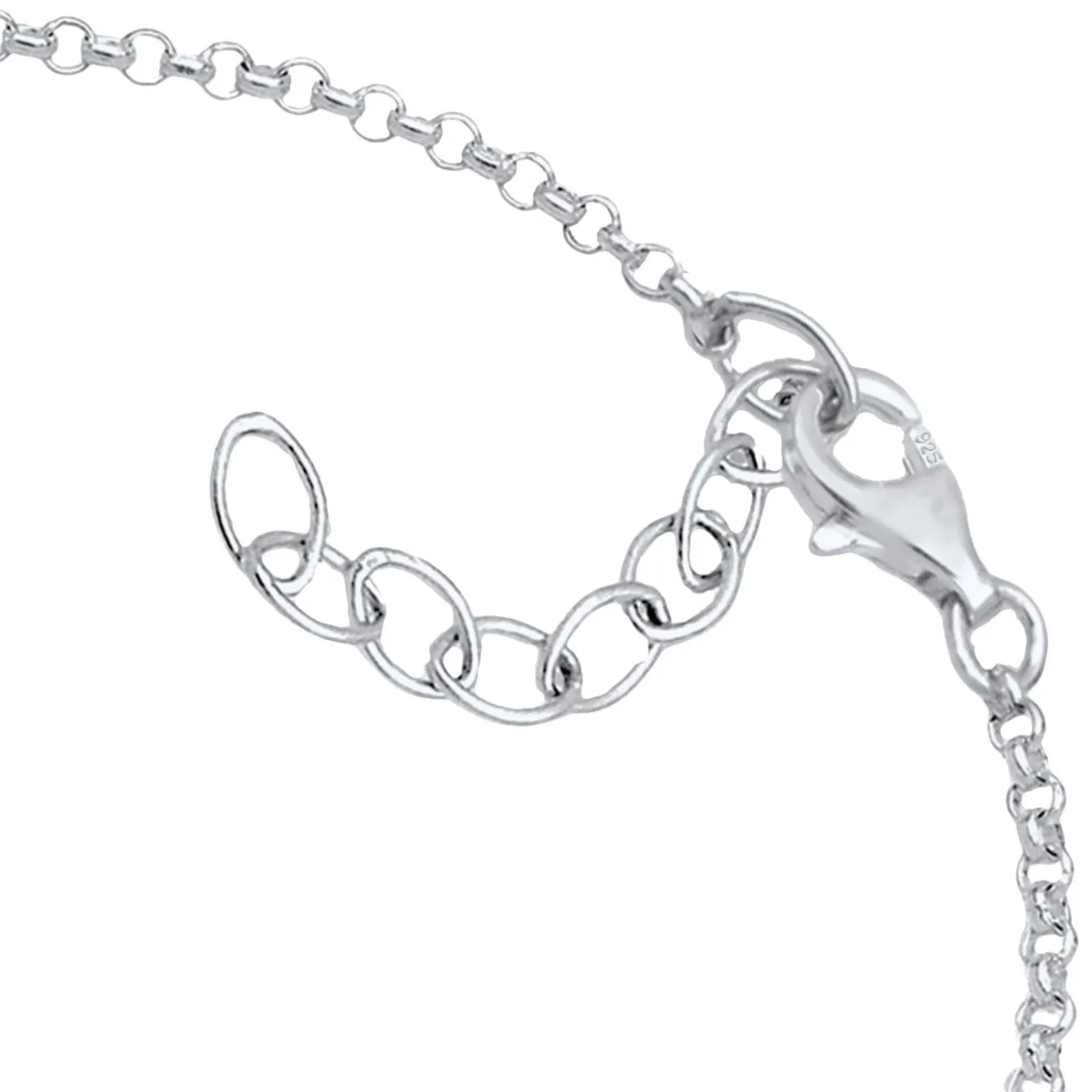 Elli "Armband Kreuz | Kristall (Weiß)< Silber|Symbol-schmuck