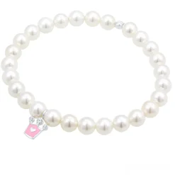 Elli "Armband Krone | Kristall ( Weiß )<Kinder Symbol-schmuck|Kinderschmuck