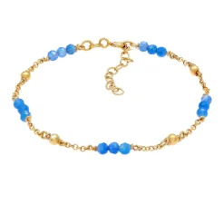 Elli "Armband Kugel | Achat ( Blau )< Letzte Chance|Armbänder