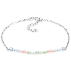 Elli "Armband Kugeln Pastell< Silber|Armbänder