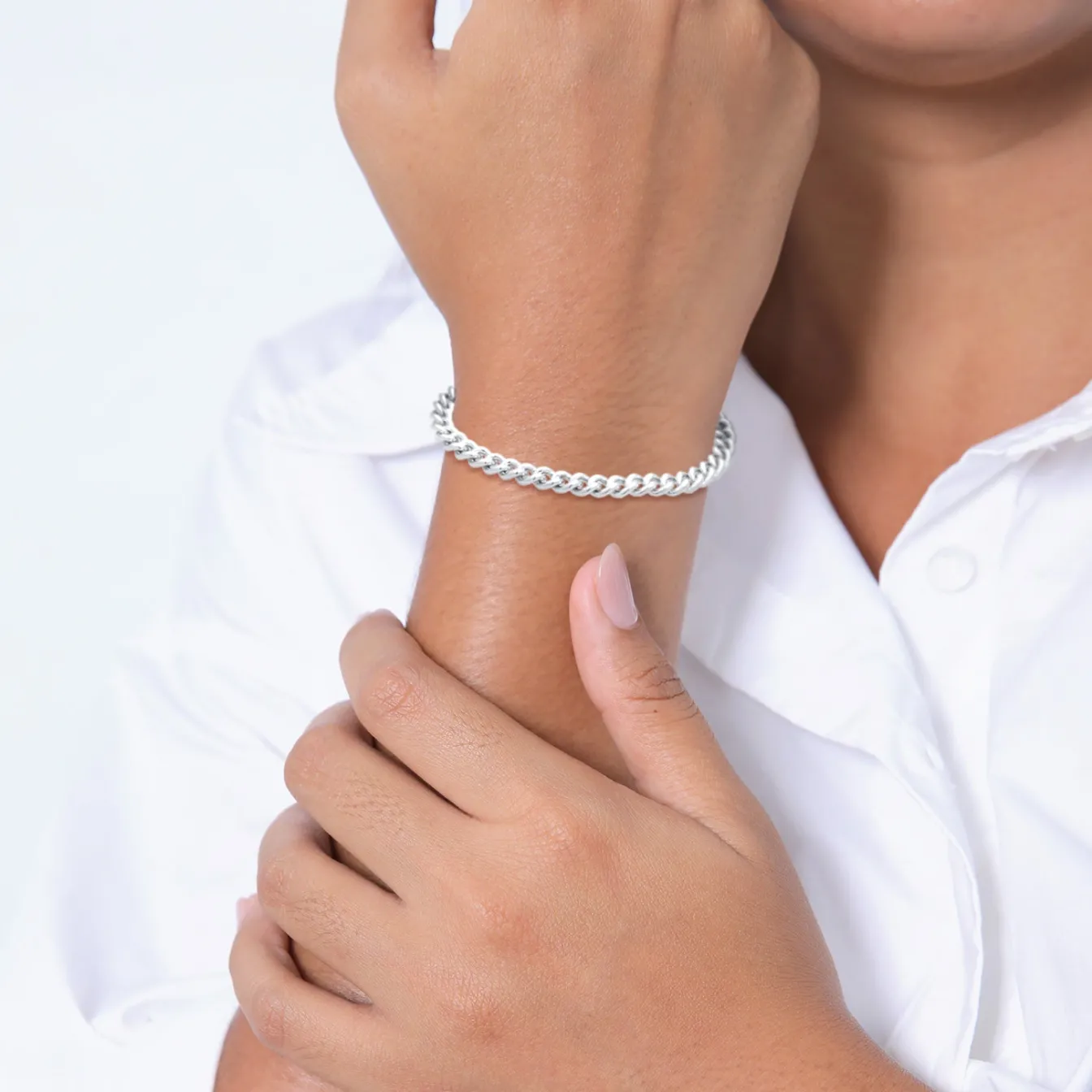 Elli "Armband Massiv< Armbänder|Silber