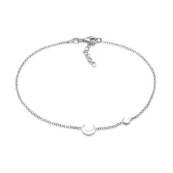 Elli "Armband Mond | Mondstein (Weiß)< Symbol-schmuck|Fußschmuck