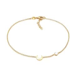 Elli "Armband Mond | Mondstein (Weiß)< Symbol-schmuck|Fußschmuck