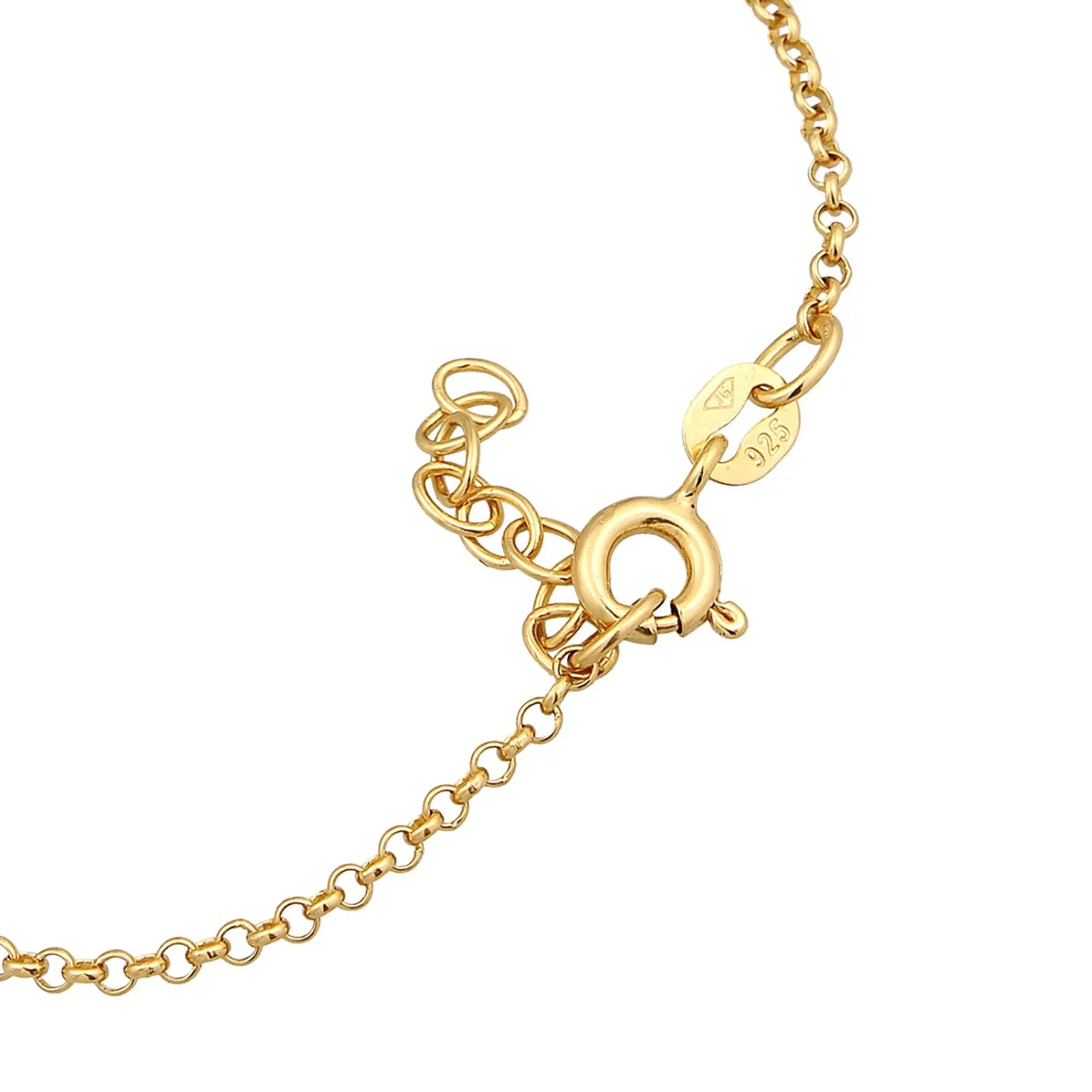 Elli "Armband Mond Stern | Kristall (Weiß)<Kinder Symbol-schmuck|Kinderschmuck