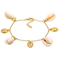 Elli "Armband Muschel< Armbänder|Vergoldet