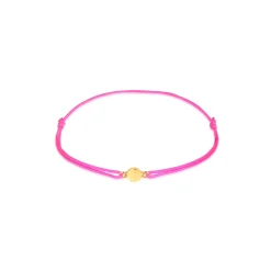 Elli "Armband Plättchen | Nylon (Pink)< Armbänder