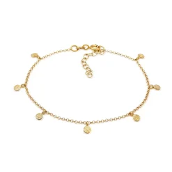 Elli "Armband Plättchen Coin< Armbänder|Silber