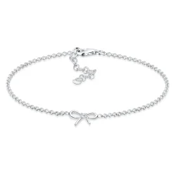 Elli "Armband Schleife | Diamant ( Weiß, 0,015 ct )< Symbol-schmuck|Armbänder