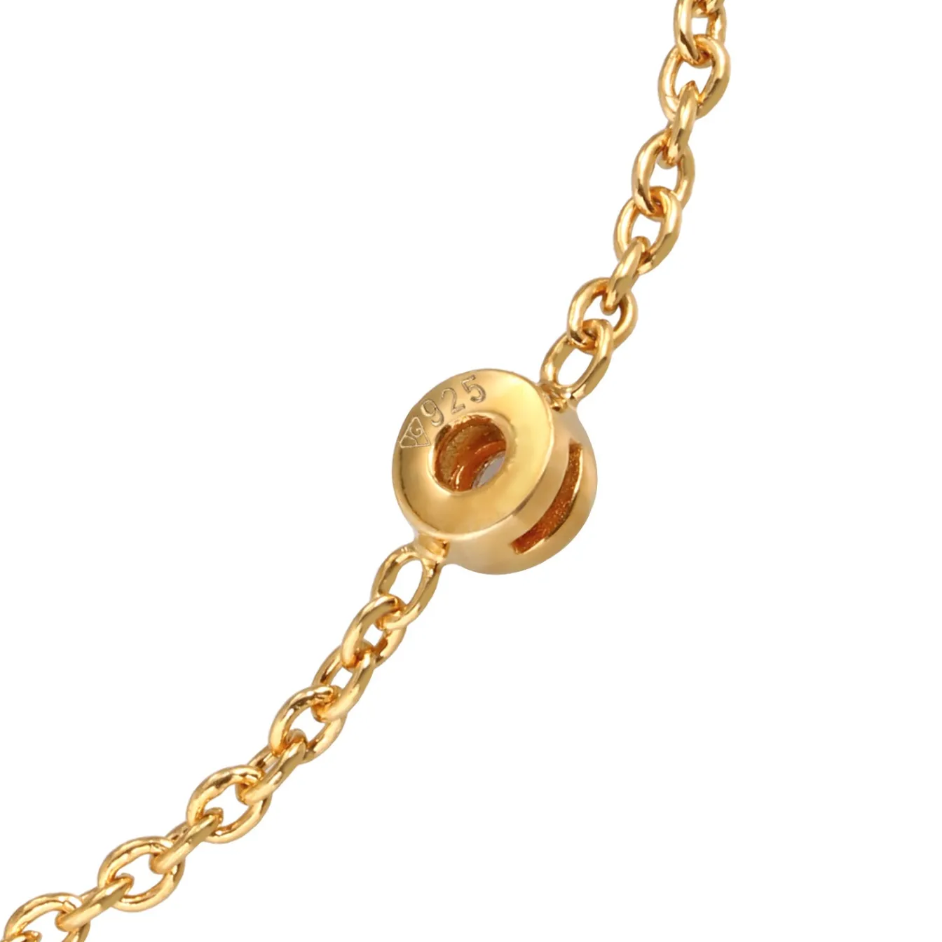 Elli "Armband Solitär | Salt & Pepper Diamant (0.11 ct.)< Armbänder|Vergoldet