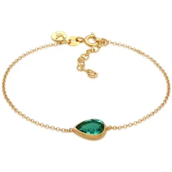 Elli "Armband Tropfen | Quarz (Grün)< Armbänder|Edelsteine