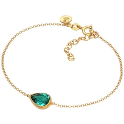 Elli "Armband Tropfen | Quarz (Grün)< Armbänder|Edelsteine