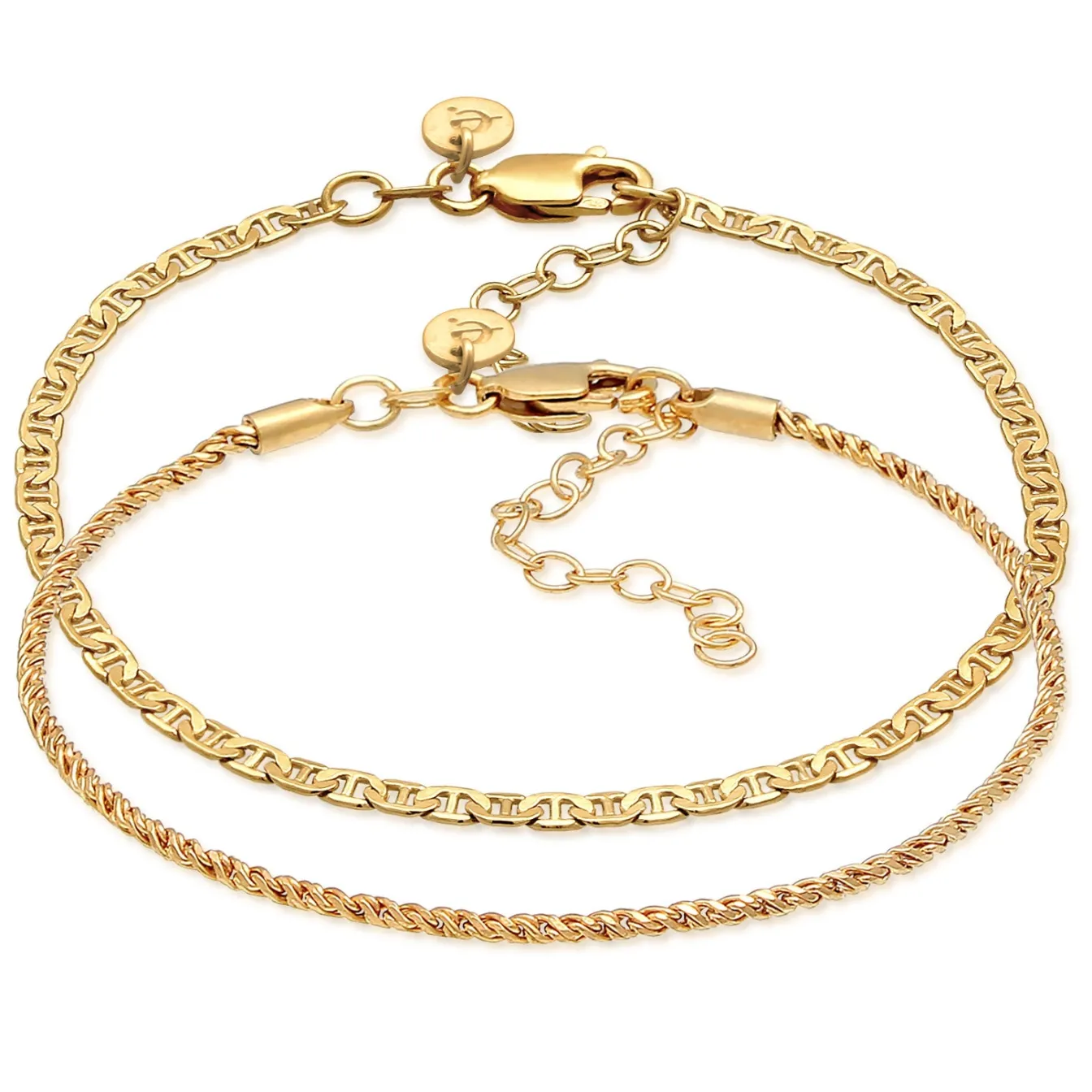 Elli "Armband-Set Basic< Armbänder|Silber