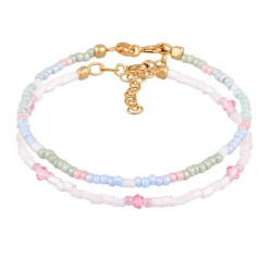 Elli "Armbandset Glasperlen<Kinder Perlen|Kinderschmuck