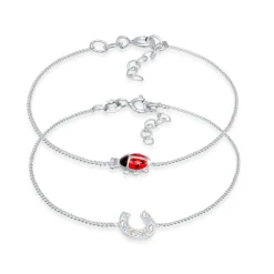 Elli "Armbandset Hufeisen<Kinder Symbol-schmuck|Kinderschmuck