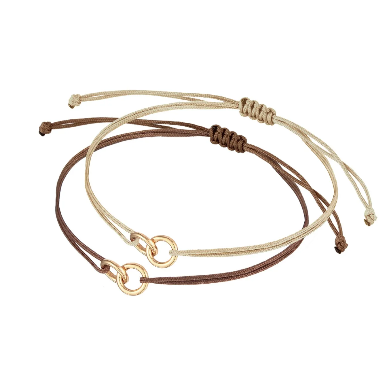 Elli "Armbandset Infinity Kreis | Nylon< Vergoldet|Symbol-schmuck