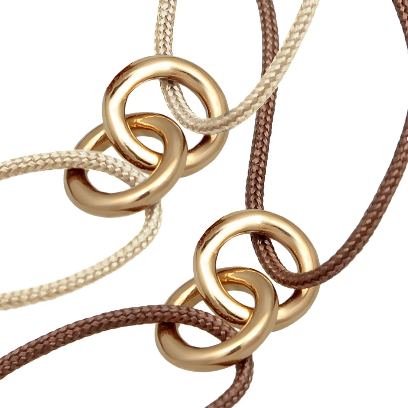 Elli "Armbandset Infinity Kreis | Nylon< Vergoldet|Symbol-schmuck