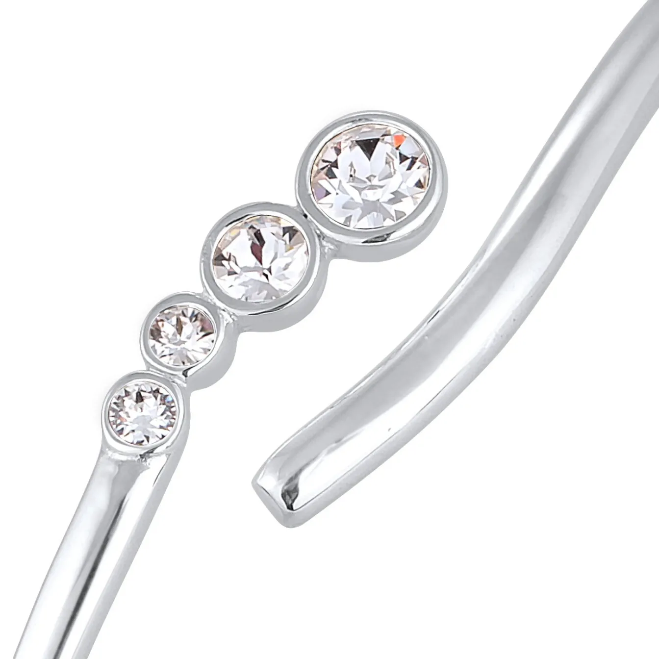 Elli "Armreif | Kristall (Weiß)< Hochzeit|Armbänder