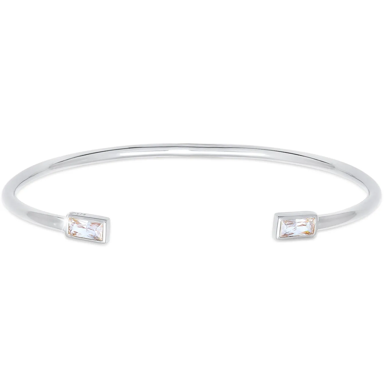 Elli "Armreif | Zirkonia ( Weiß )< Letzte Chance|Armbänder