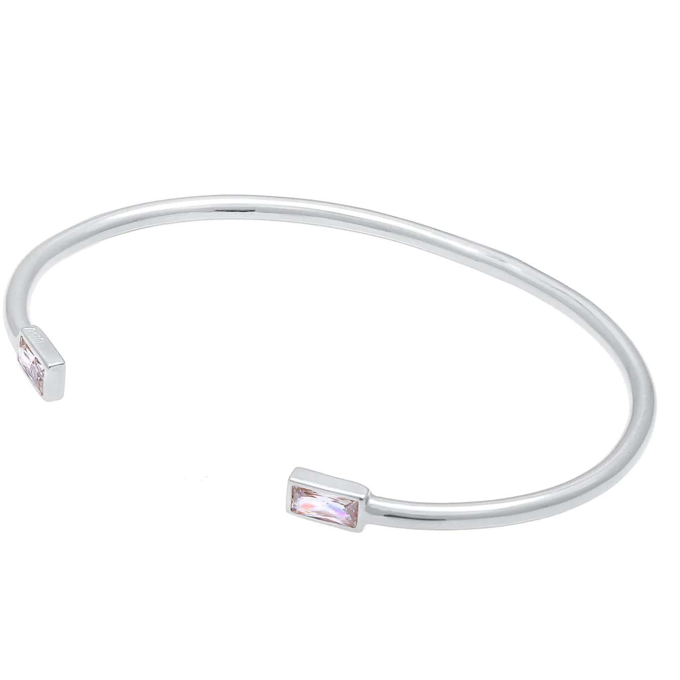 Elli "Armreif | Zirkonia ( Weiß )< Letzte Chance|Armbänder