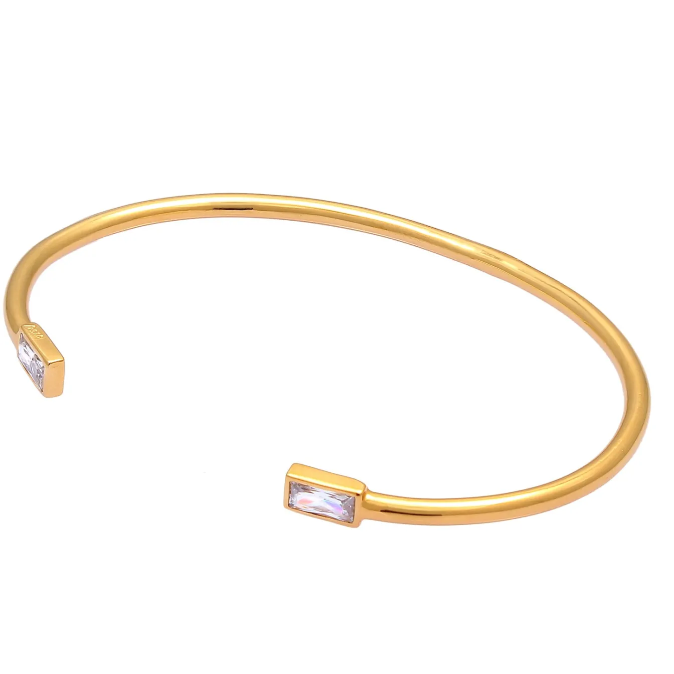 Elli "Armreif | Zirkonia ( Weiß )< Letzte Chance|Armbänder