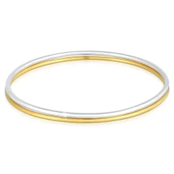 Elli "Armreif 2er Set Bicolor< Armbänder|Vergoldet