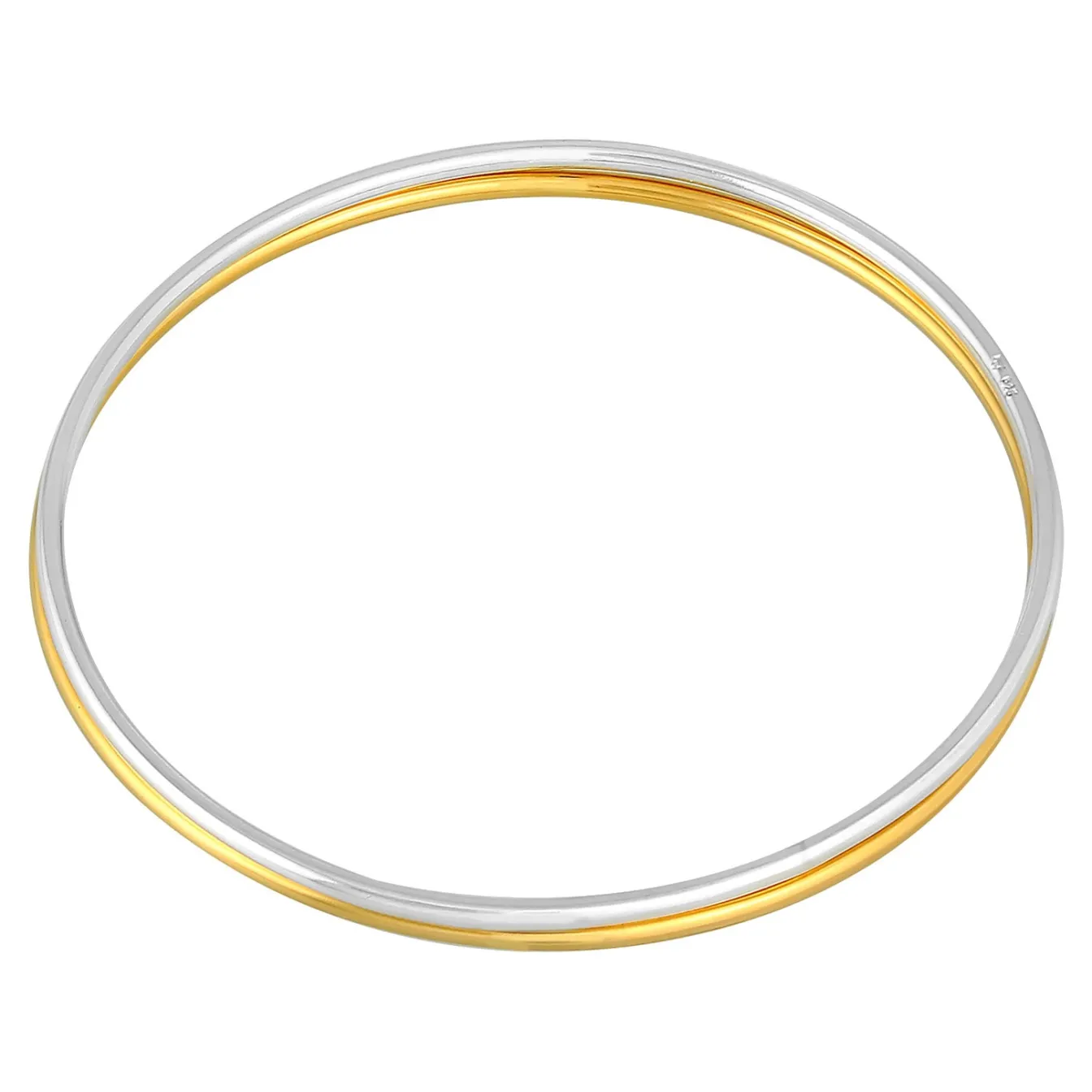 Elli "Armreif 2er Set Bicolor< Armbänder|Vergoldet