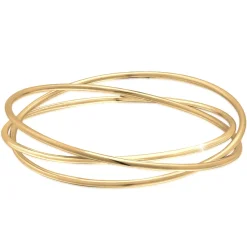 Elli "Armreif Verschlungen< Armbänder|Vergoldet