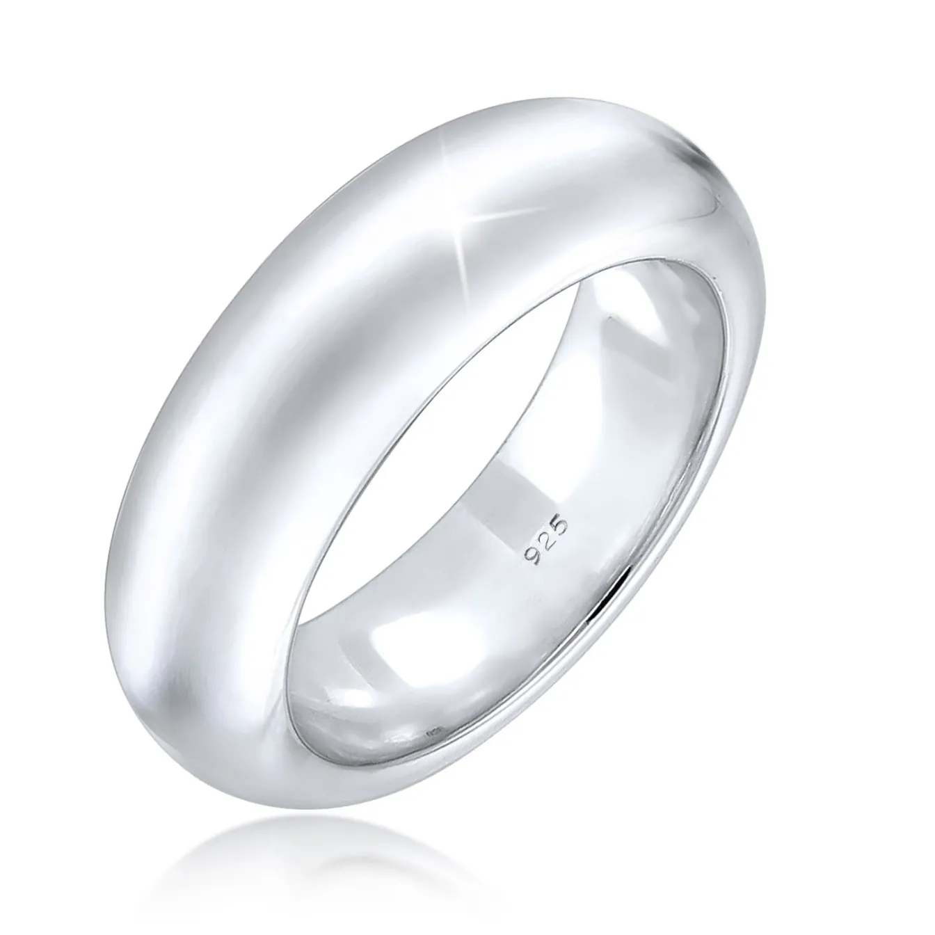 Elli "Bandring< Ringe|Vergoldet